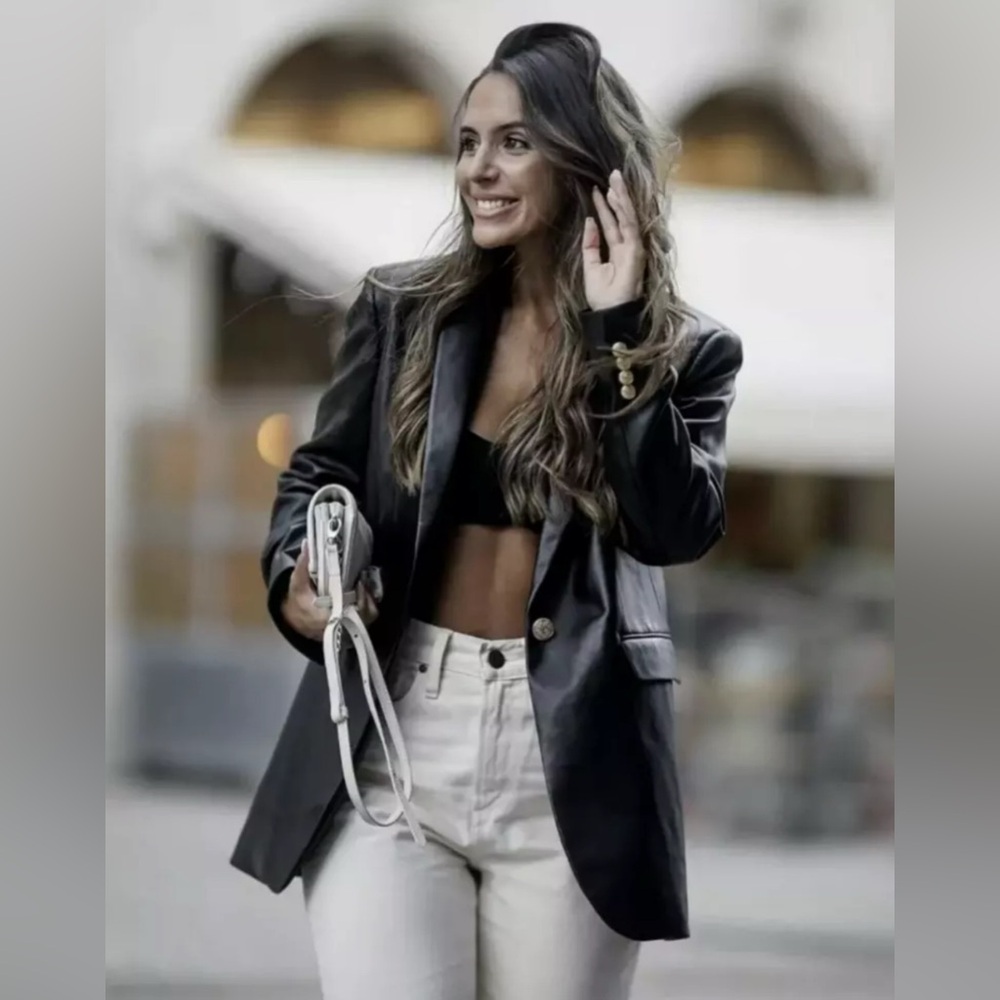 Zara Black Blazer Jacket